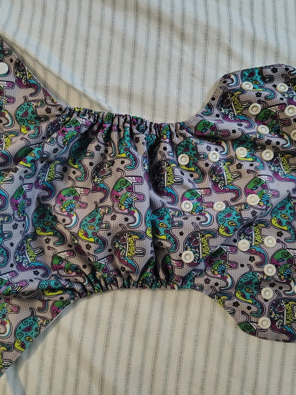 Reusable Pocket Cloth Diaper - Teal, Orange, Yellow, Purple, Gray, Light Blue
